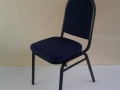 židle banketová, modré polstrování, pronájem Štefek