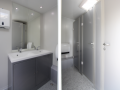 interiér luxusní mobilní splachovací toalety, sanitární přívěs XL, pronájem Štefek
